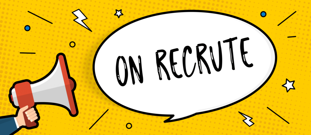 Affiche "On recrute"